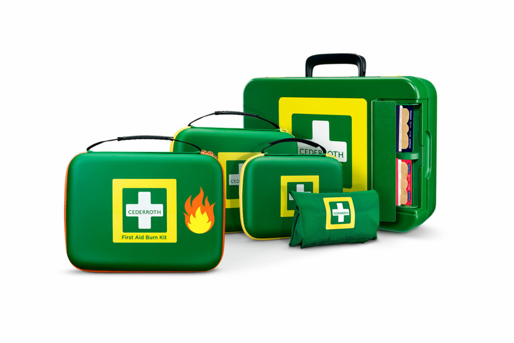 First Aid Mobile kit group ink burnkit